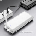 10000mAh Power bank with 4 Built-in Charge Cables